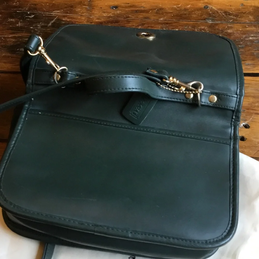 Vintage Dark Green Casino Bag - Picture 8 of 8